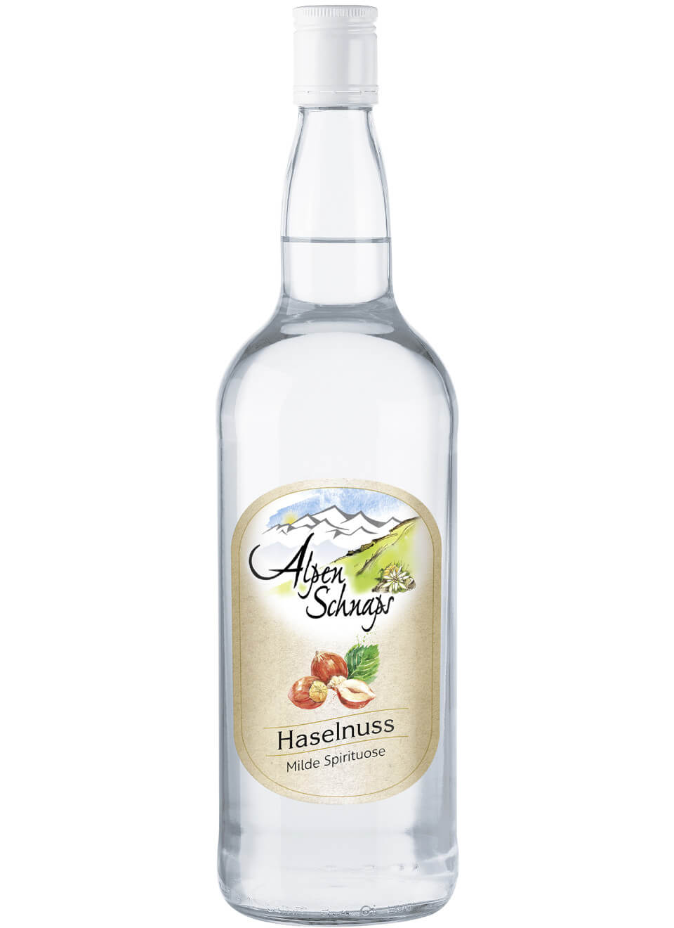Alpenschnaps Steinbeisser Haselnuss 1 L