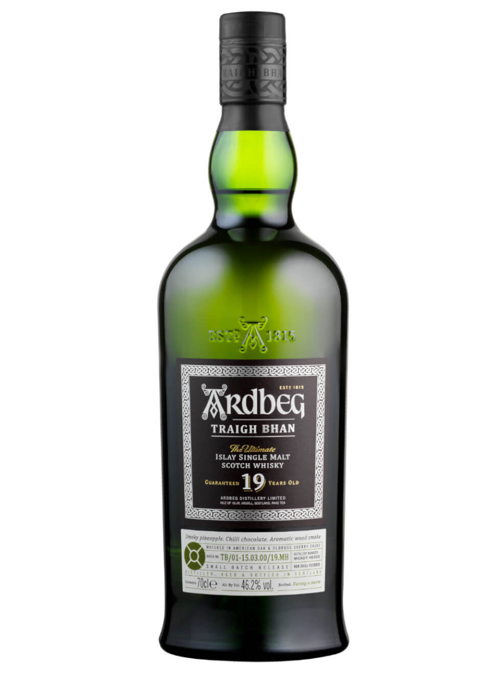 Ardbeg Traigh Bhan 19 Jahre, Batch 1, Islay Single Malt Whisky 0,7 L