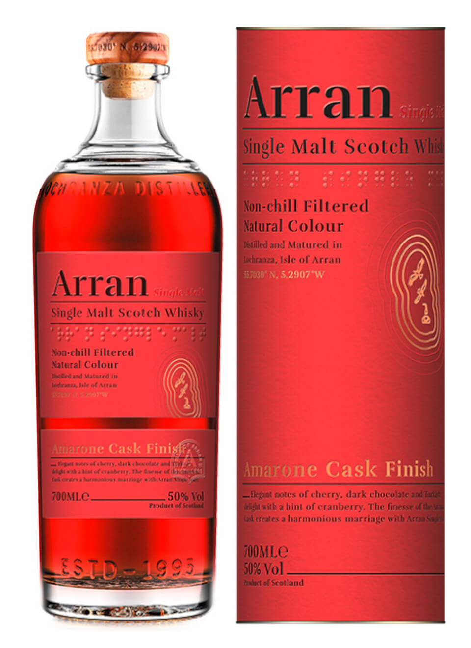 Arran Amarone Cask Finish Single Malt Scotch Whisky 0,7 L
