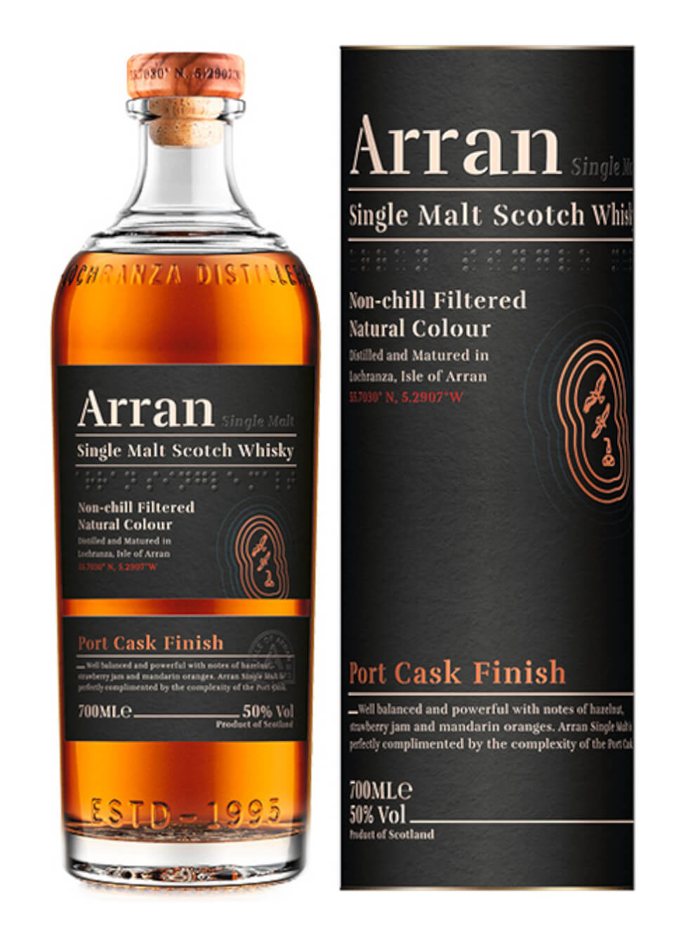 Arran Port Cask Finish Single Malt Scotch Whisky 0,7 L