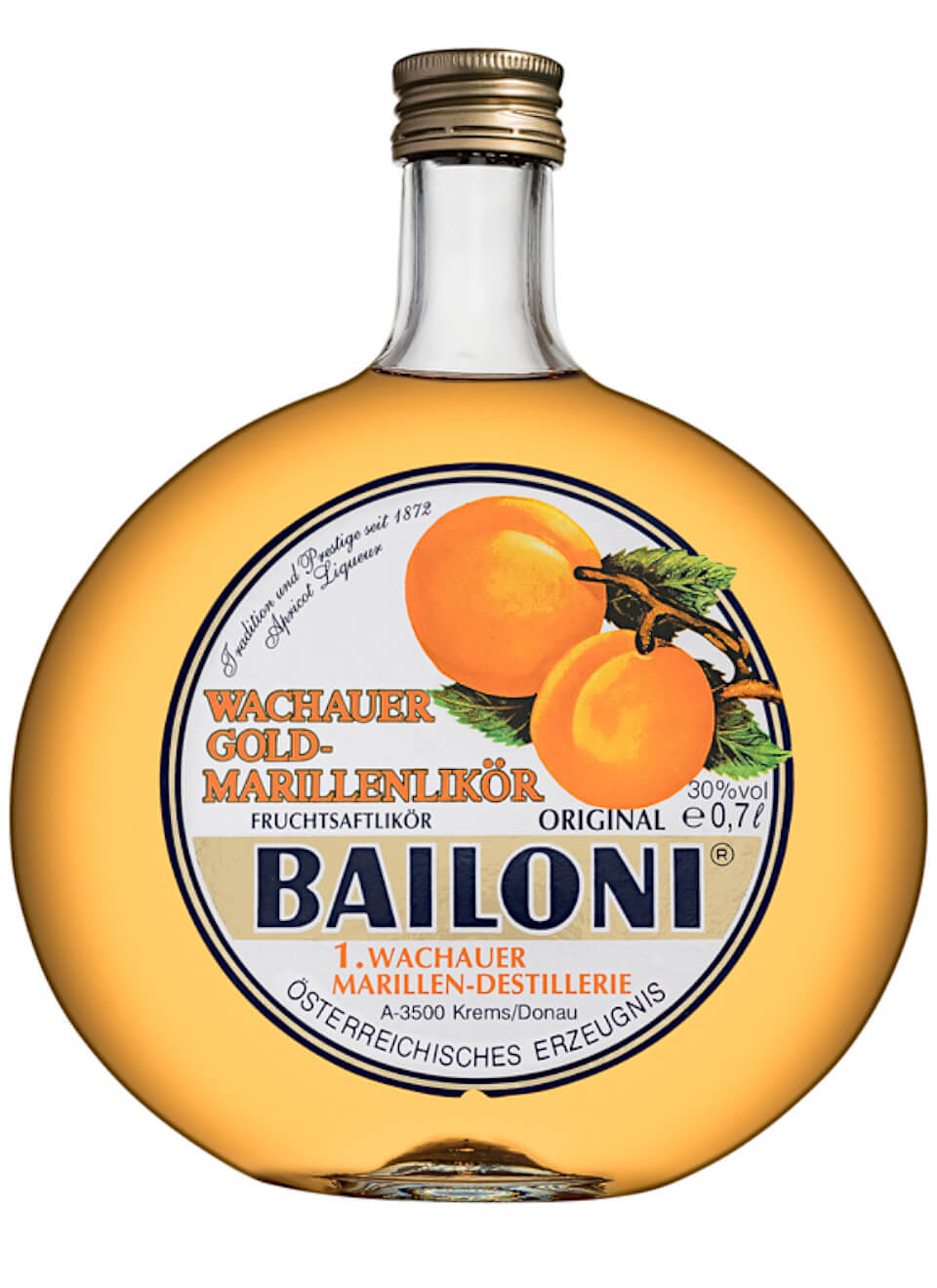 Bailoni Wachauer Gold Marillenlikör 0,7 L