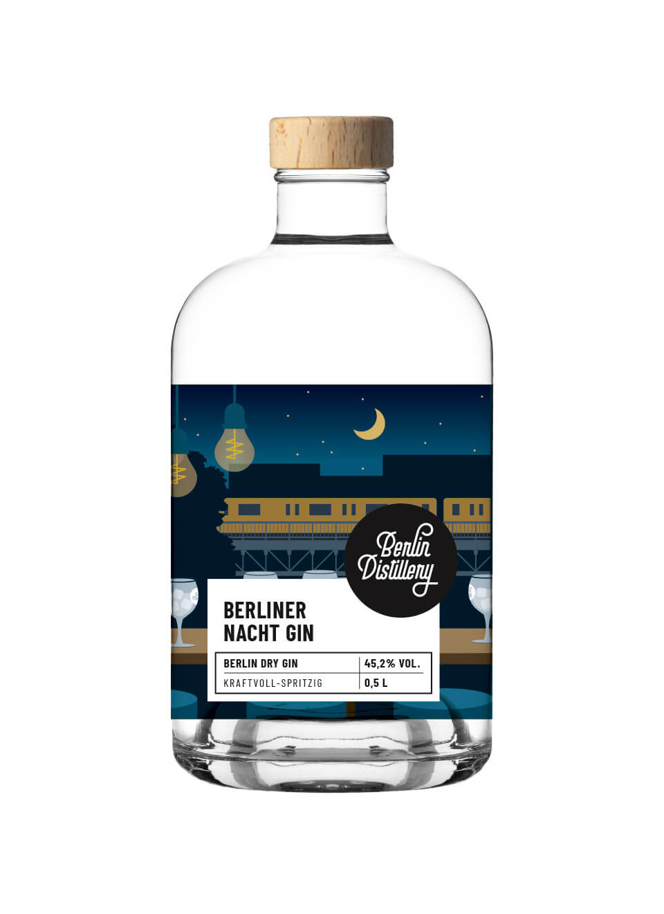 Berlin Distillery Berliner Nacht Gin 0,5 L