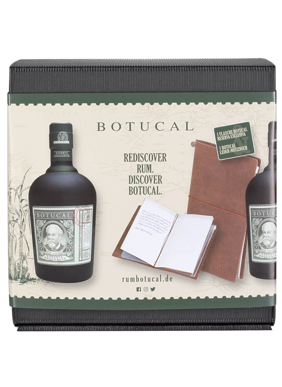 Botucal Reserva Exclusiva + hochwertiges Leder-Notizbuch 0,7 L