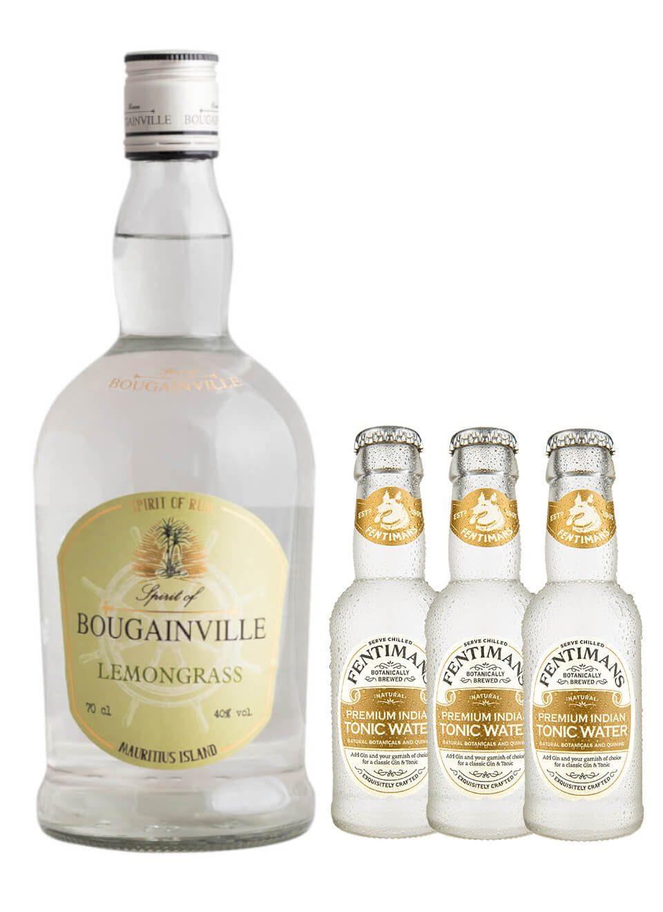 Bougainville Lemongrass 0,7 l + 3 Fentimans Tonic 0,2 L