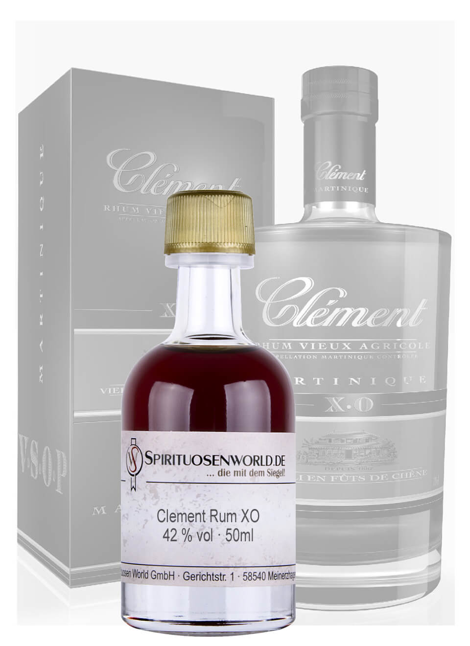 Clement Rhum XO Tastingminiatur 0,05 L
