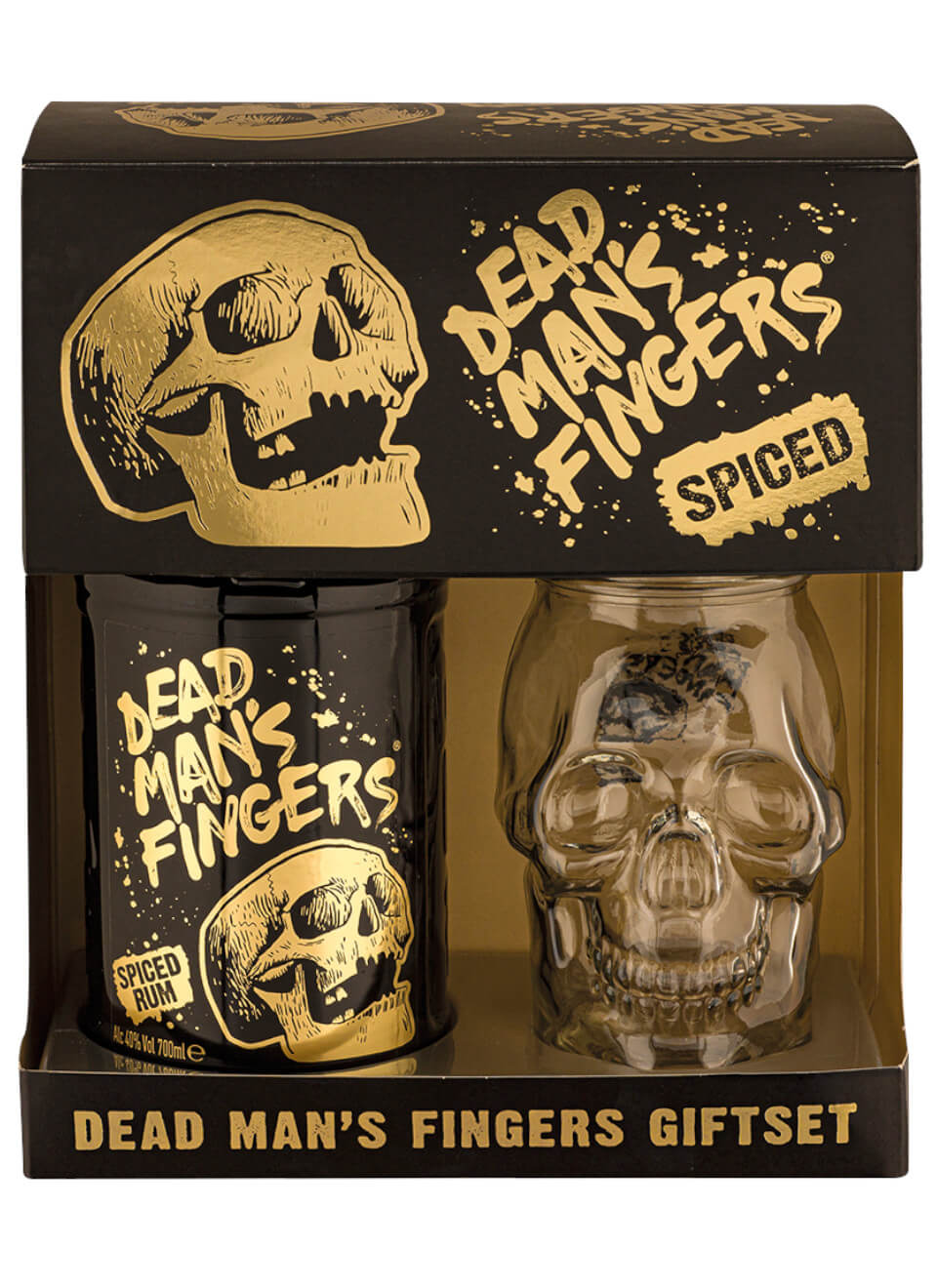 Dead Mans Fingers Spiced Rum 0,7 L mit Glas