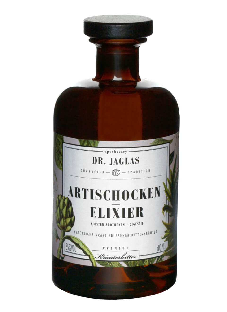 Dr. Jaglas Artischocken-Elixier Kräuterbitter 0,5 L