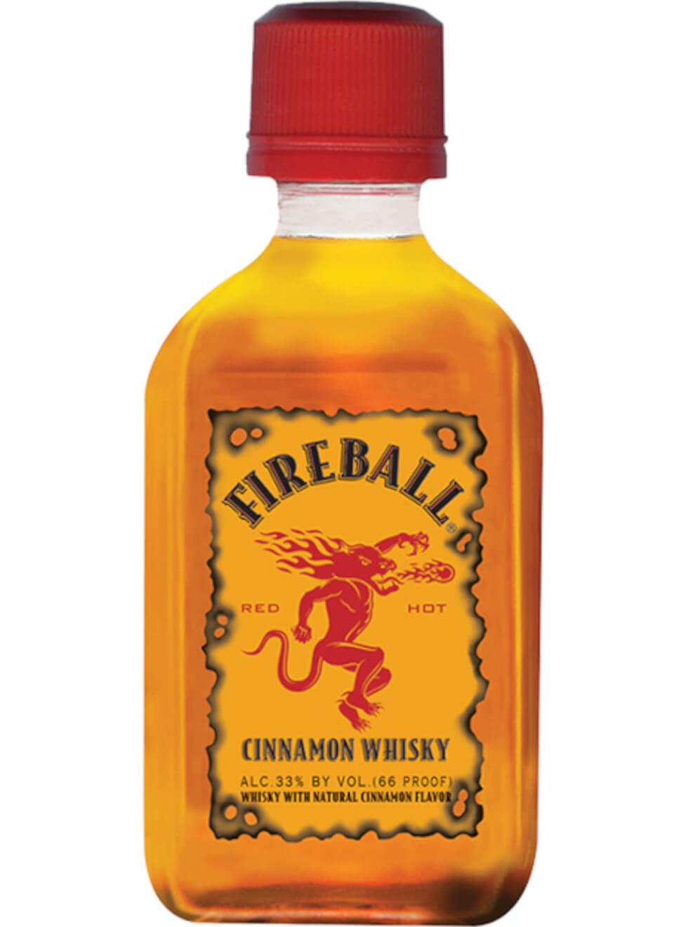 Fireball Whisky-Zimt-Likör Miniatur 0,05 L