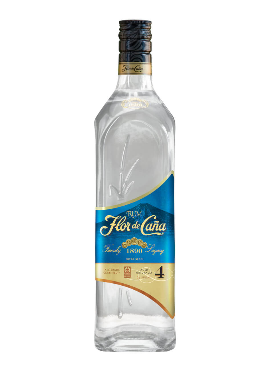 Flor de Cana 4 Jahre Extra Seco Rum 0,7 L