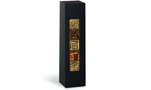 Geschenkkarton Arabesk schwarz 1er