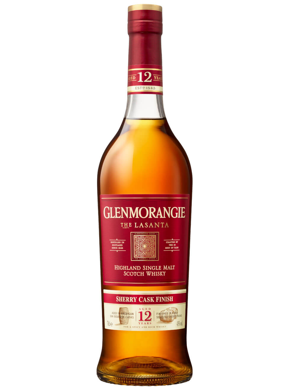 Glenmorangie Lasanta Highland Single Malt Scotch Whisky 0,7 L