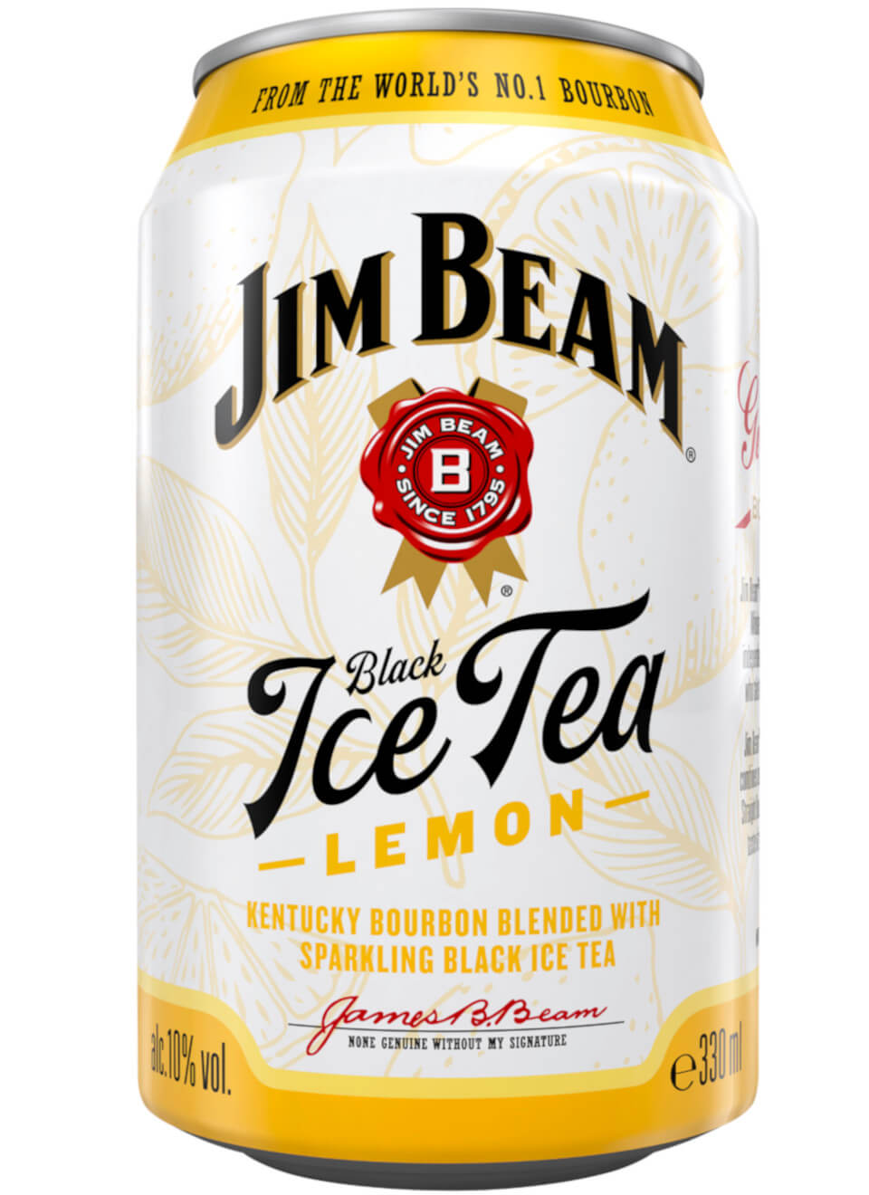 Jim Beam White & Black Ice Tea Lemon Longdrink 0,33 L Dose