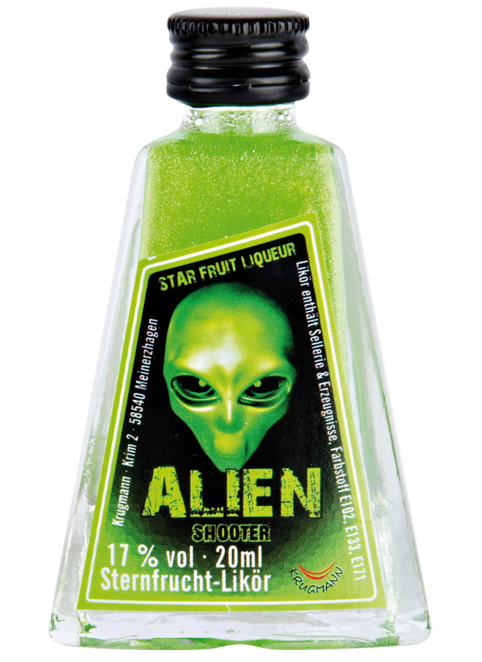 Krugmann Alien Likör Miniatur 0,02 L