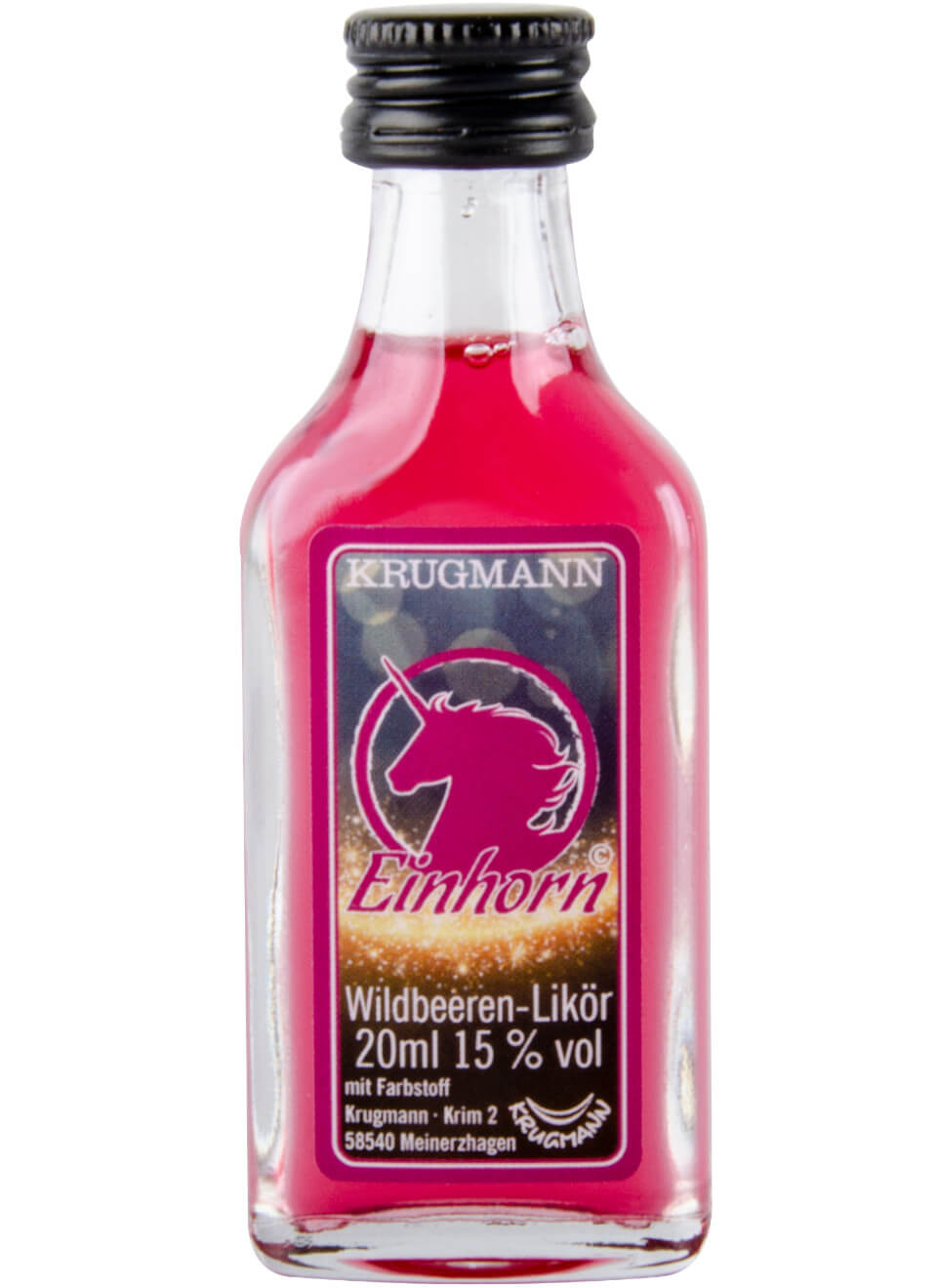 Krugmann Einhorn Likör Miniatur 0,02 L