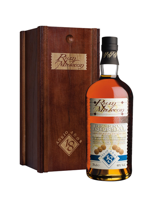 Malecon Reserva Imperial 18 Anos Rum in Holzbox 0,7 L