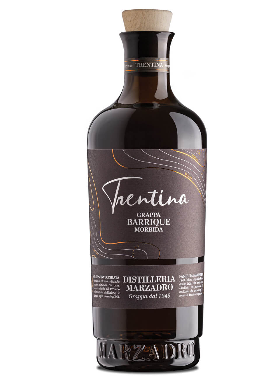 Marzadro Grappa La Trentina Morbida 0,7 L