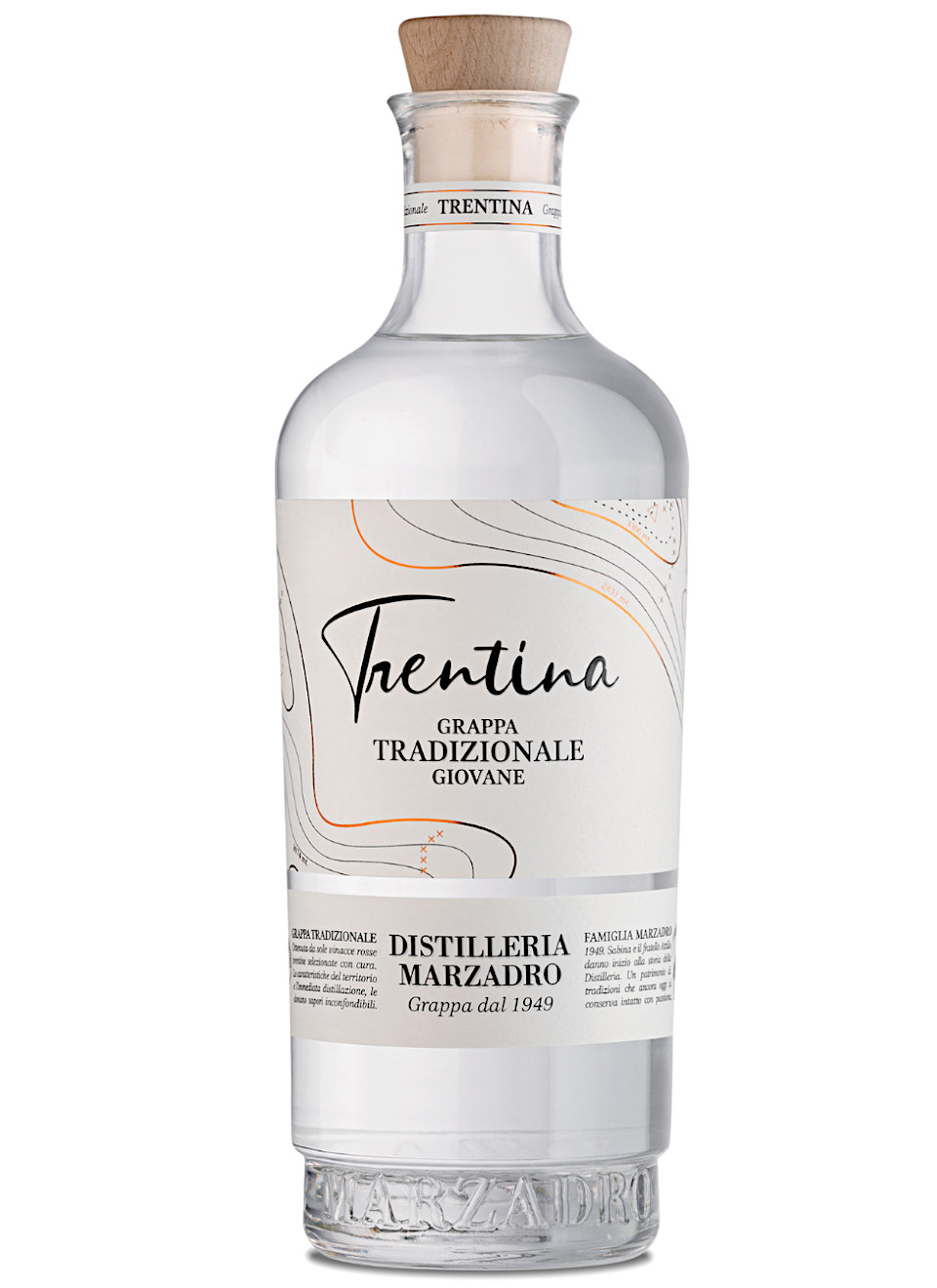 Marzadro Grappa La Trentina Tradizionale 0,7 L