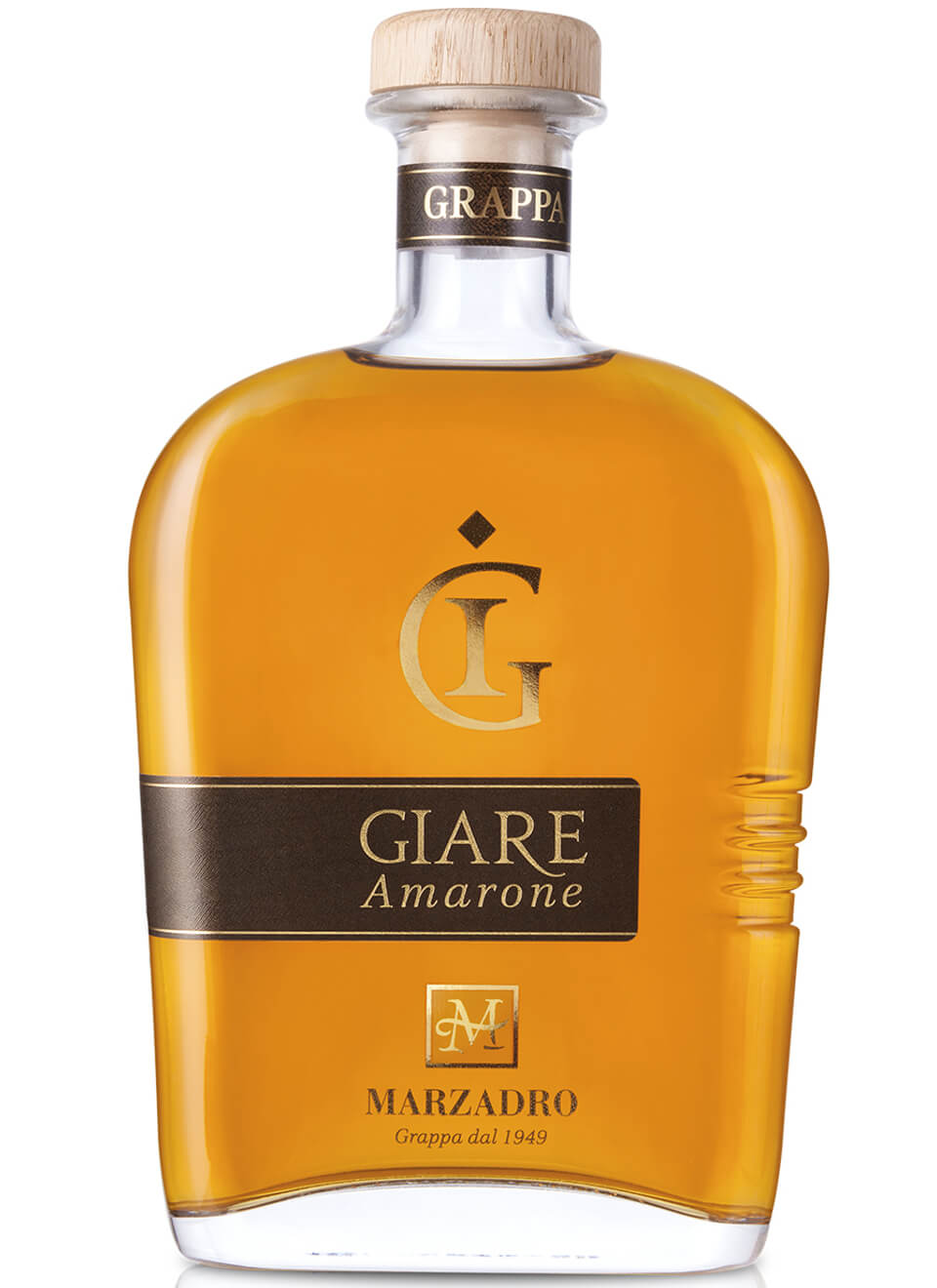 Marzadro Le Giare Amarone Grappa 0,7 L in Holzbox