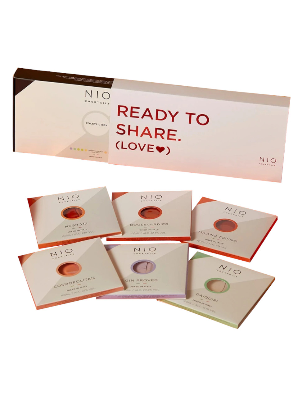 NIO Valentinstag Cocktail Geschenkbox 0,6 L