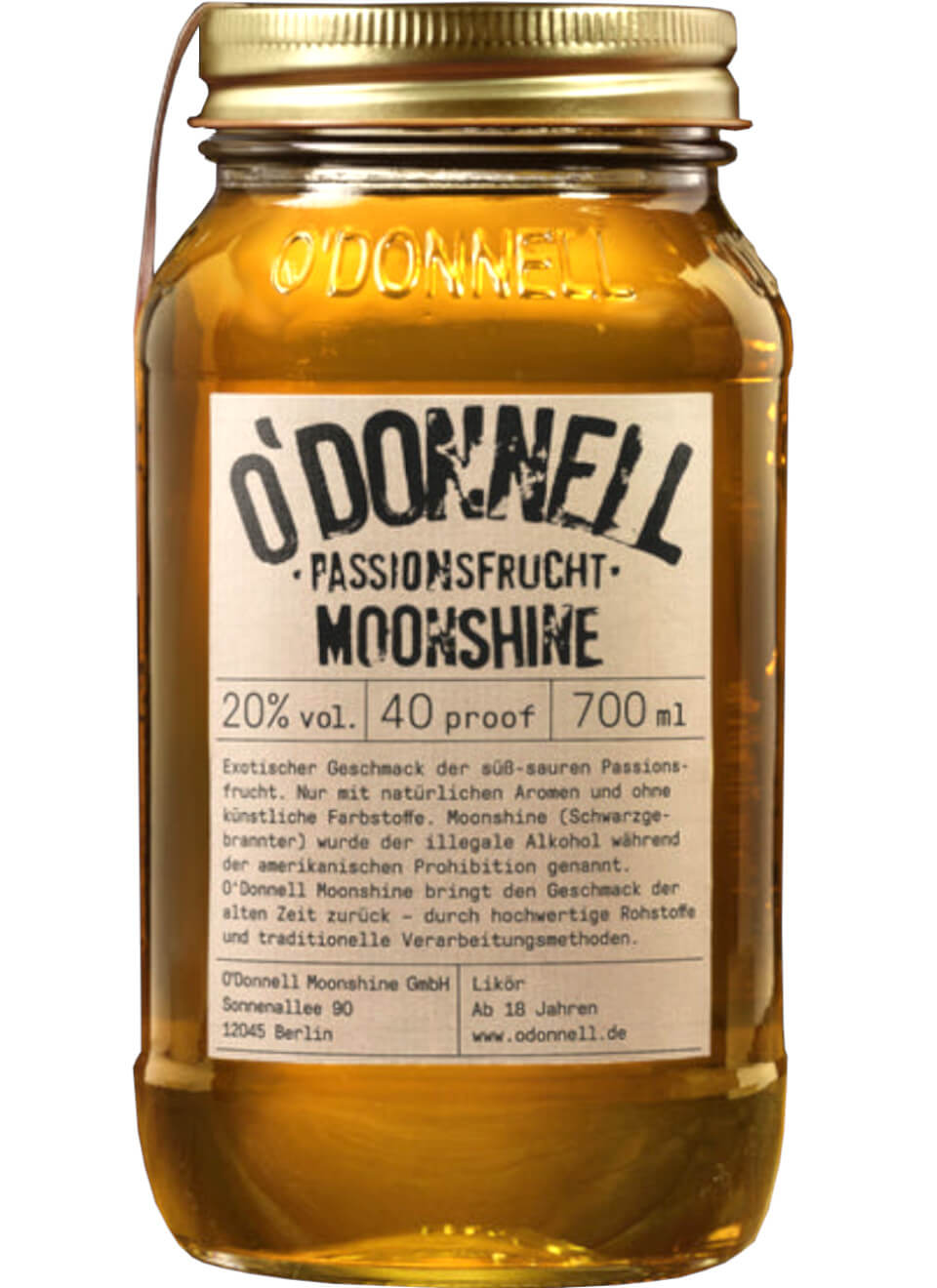 O'Donnell Moonshine Passionsfrucht Likör 0,7 L