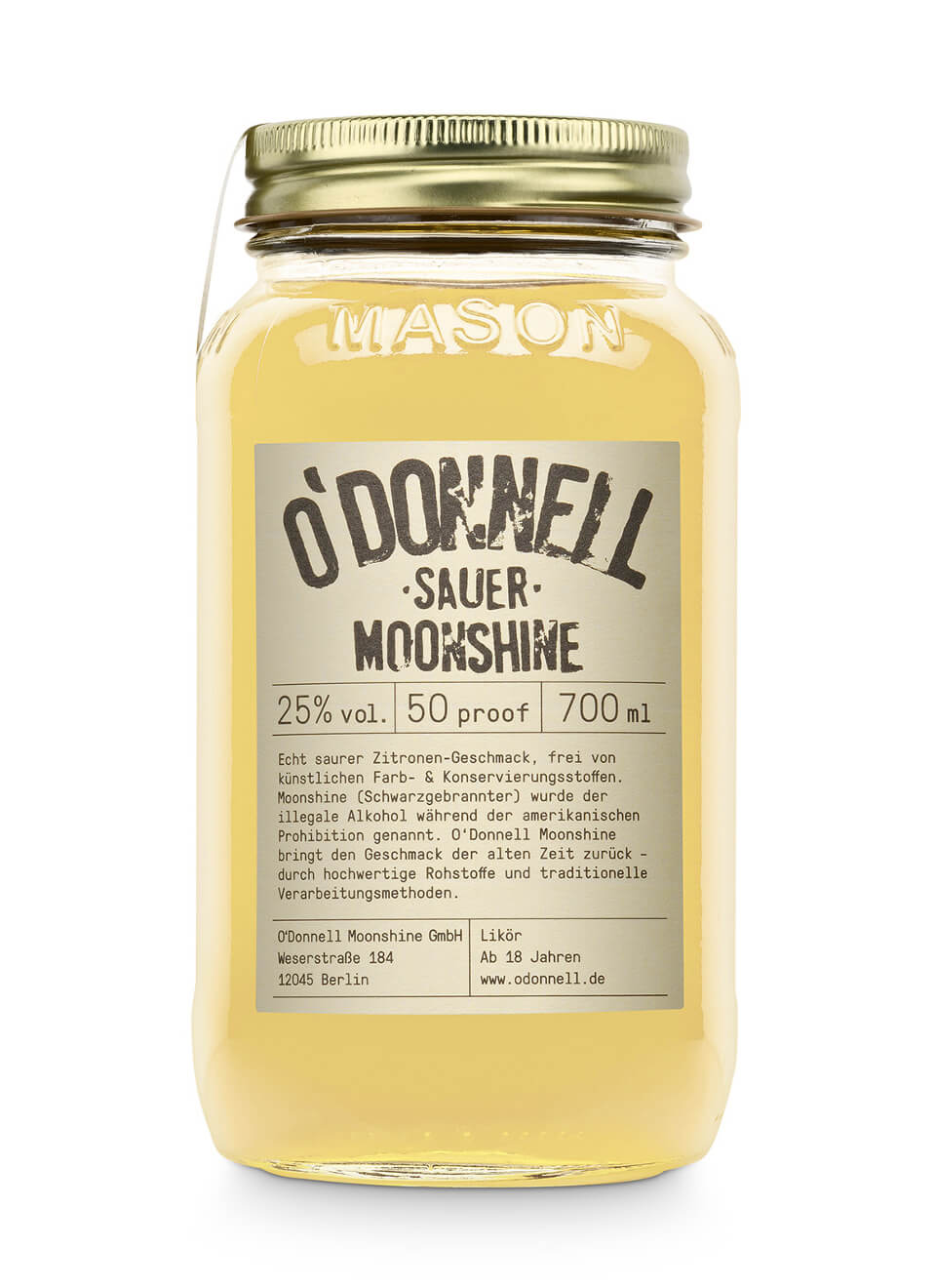 O'Donnell Moonshine Sauer Likör 0,7 L