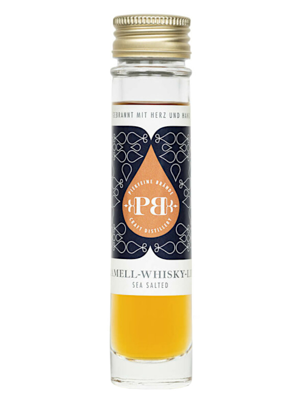 Piekfeine Brände Karamell Whiskylikör mit Meersalz 0,05 L