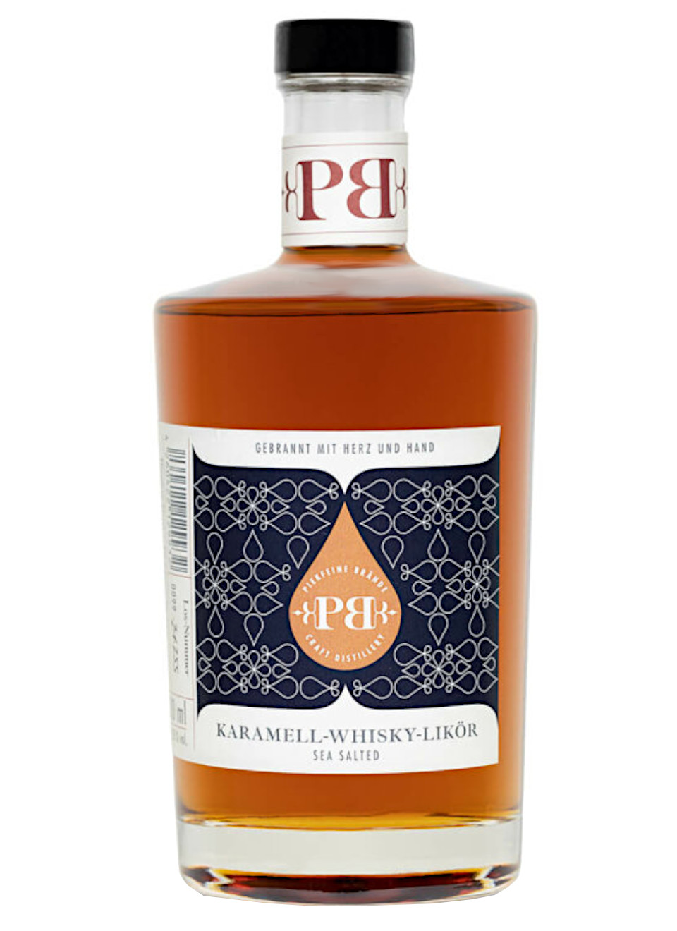 Piekfeine Brände Karamell Whiskylikör mit Meersalz 0,5 L
