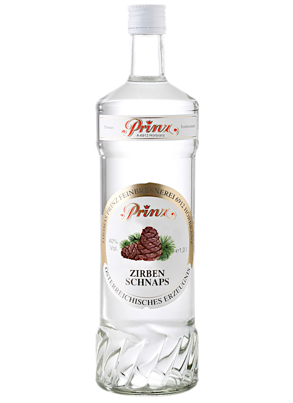 Prinz Zirben Schnaps 1 L