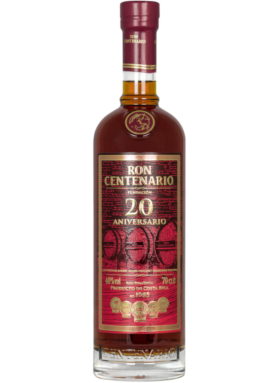 Ron Centenario 20 Solera Fundacion Rum 0,7 L
