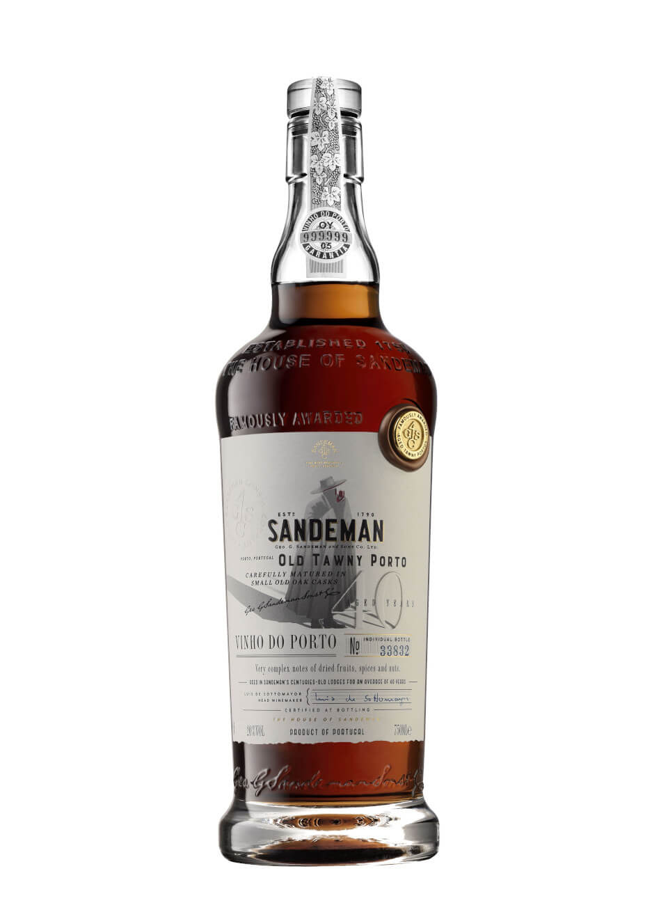 Sandeman Old Tawny Porto 40 Jahre 0,75 L