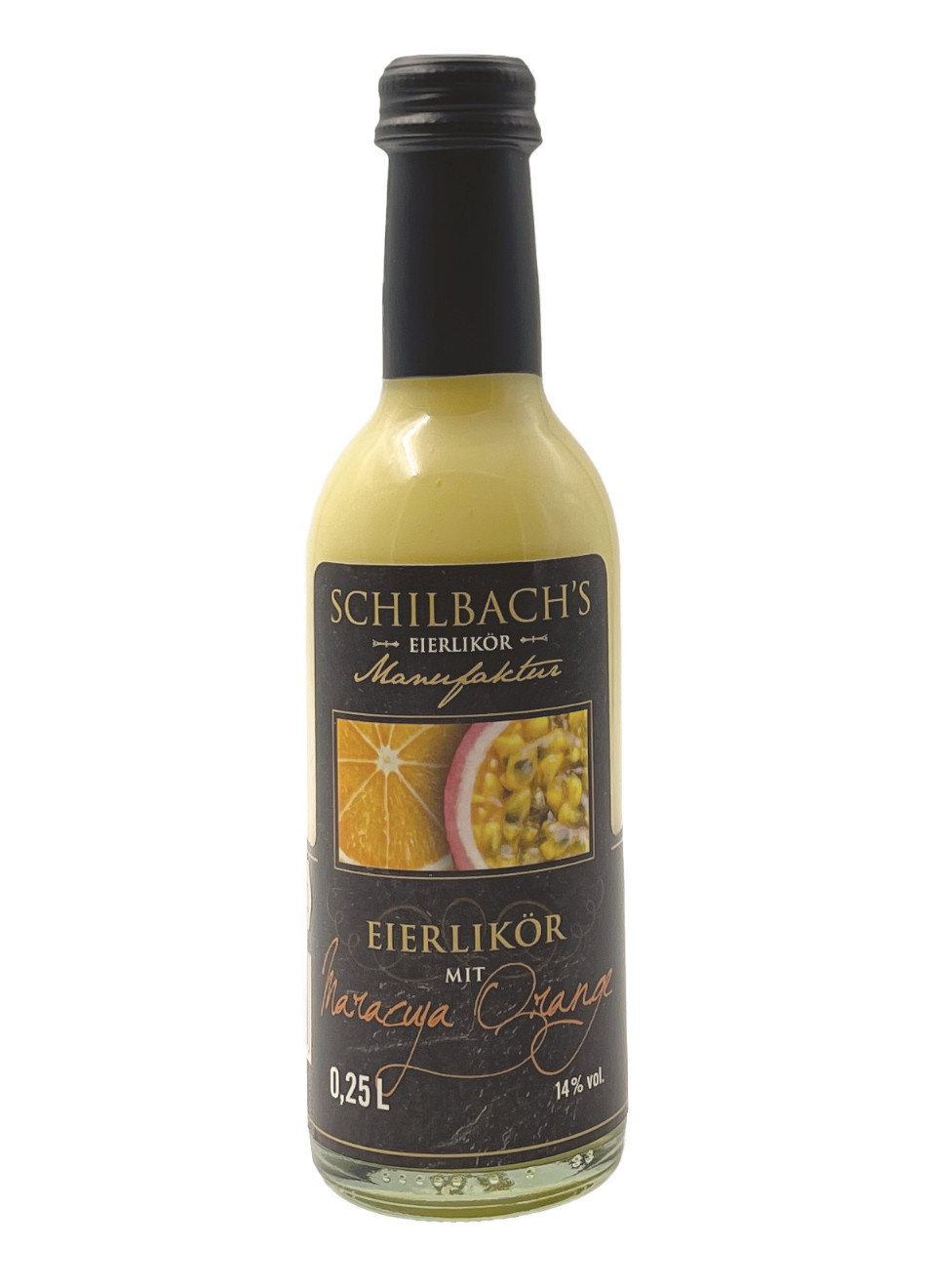 Schilbach's Manufaktur Eierlikör mit Maracuja und Orange 0,25 L