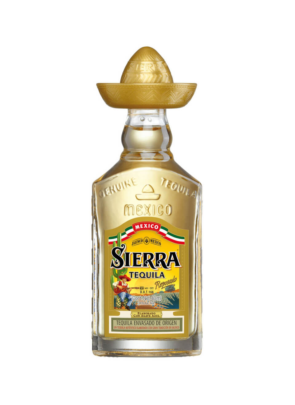 Sierra Gold Reposado Tequila Mini 0,04 L