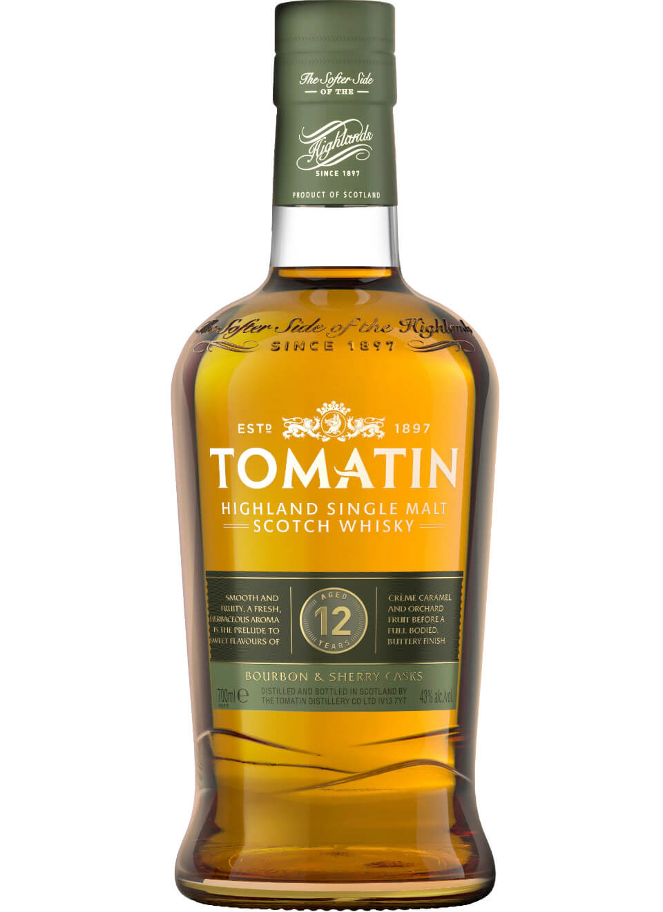 Tomatin 12 Years Highland Single Malt Scotch Whisky 0,7 L